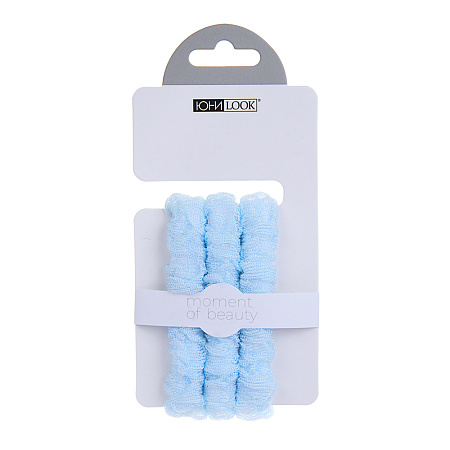 ЮНИLOOK Резинки для волос, 3шт, 5,5см, 5 цветов, полиэстер, ACS-11