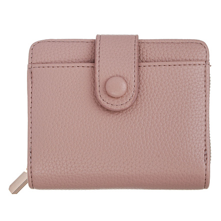 ЮL Ореана Кошелек для карт, купюр и монет с застежкой на кнопке, полиуретан, 11,5х9,5х2,5 см, 3 цвета, КЖ24-03