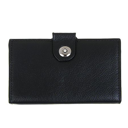 ЮL Тарон Портмоне мужское для карт, купюр и монет на кнопке, полиуретан, 15х9,5х1 см, 2 цвета, КЖ24-33