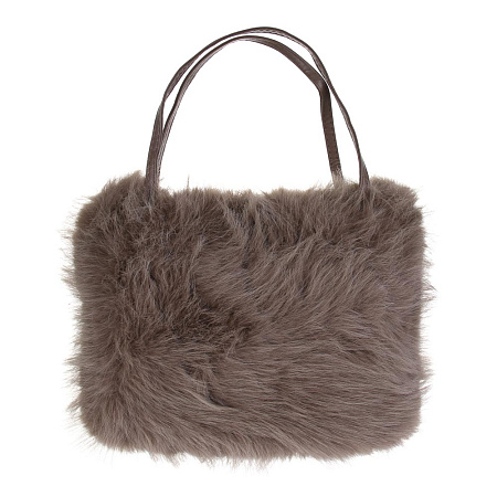 ЮL Фьюри Сумка из искусственного меха с длинным ремнем 29x19 см, полиэстер, 2-3 цвета