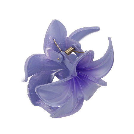 Краб для волос Ботаника, тм ЮНИLOOK, пластик, 8 см, 4 цвета