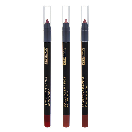 ЮНИLOOK Карандаш устойчивый для создания контура губ, 1,6 гр, 3 тона