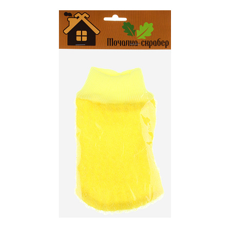 ЮL Мочалка рукавица банная с отшелушивающим эффектом, полипропилен,  11х19см, 6-12 цветов