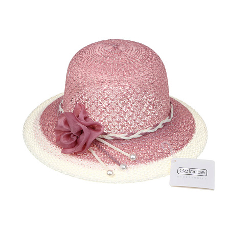 GALANTE Шляпа женская, р.58, 100% полиэстер, сиреневый, ВЛ25-29