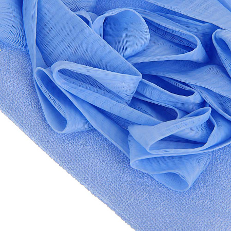 Мочалка варежка тм ЮL 2-х стороняя, РЕ, полиэстер, поролон, 23х13см, 3 цвета