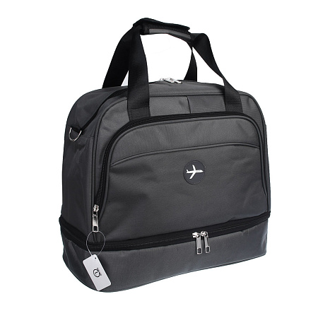 Сумка дорожная с отделением для обуви тм ЮL, полиэстер, 40х33х20см, 2-3 цвета