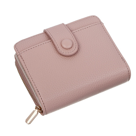 ЮL Ореана Кошелек для карт, купюр и монет с застежкой на кнопке, полиуретан, 11,5х9,5х2,5 см, 3 цвета, КЖ24-03