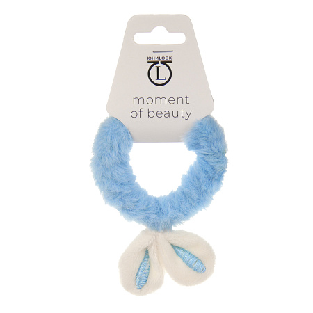 Резинка для волос пушистая с ушками ЮНИLOOK, 7 см, полиэстер, 3 цвета