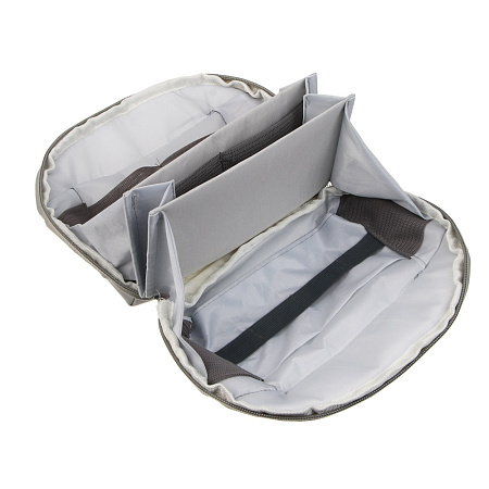 Косметичка дорожная с ручкой тм ЮL, 23х17 см, полиэстер, ПУ, 2 цвета