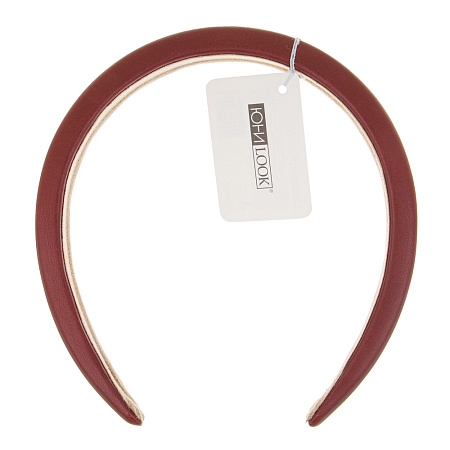 ЮНИLOOK Ободок для волос, 3см, PU, пластик, 5 цветов, ACS-23