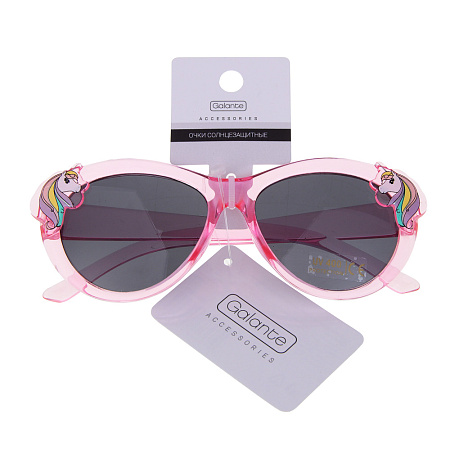 GALANTE Очки солнцезащитные детские, пластик, 123x40мм, 3 цвета
