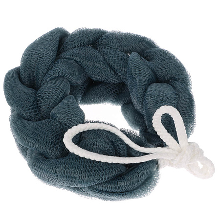 Мочалка косичка тм ЮL банная, полиэтилен, 70гр, 4-6 цветов