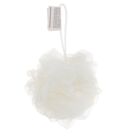 ЮL Мочалка шар роза с подвесом, полиэтилен, 40гр, 5-6 цветов, МС24-03