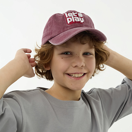 GALANTE Кепка детская, р.54, 30% хлопок, 70% полиэстер, красный, ВЛ25-04, #2