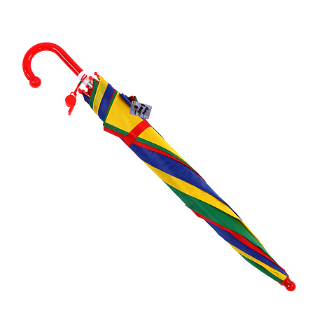 Зонт-трость, детский, полиэстер, пластик, сплав, 43см, 8 спиц, 4 цвета