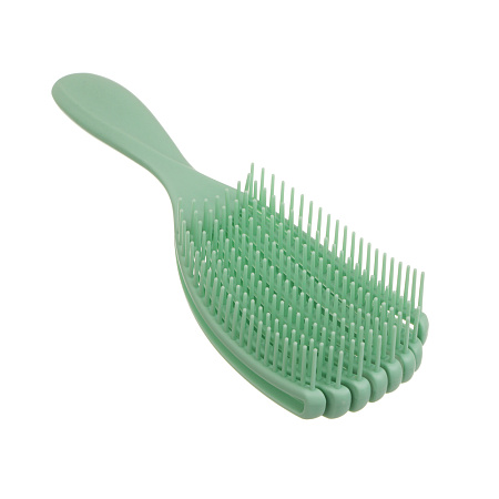 Расческа массажная веерная тм ЮНИLOOK, 23 см, пластик, 4 цвета