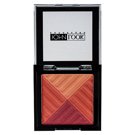 ЮНИLOOK Румяна многоцветные сияющие, 6 гр, 2 тона