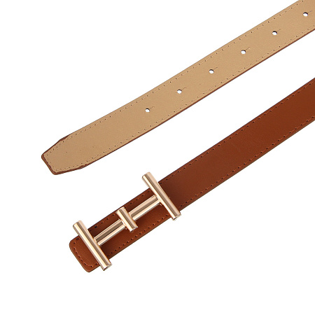 ЮL Ремень женский, ПУ, металл, ширина 2,3см, длина 95/105см, 2 цвета, РЖ25-01