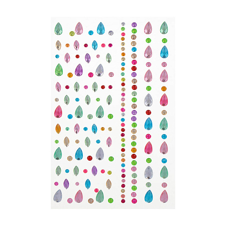 Набор стразы для лица тм ЮНИLOOK, самоклеящиеся