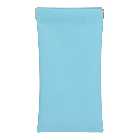 ЮL Чехол для очков мягкий с зажимом, ПУ, 18х8,5см, 5 цветов