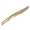 ЮНИLOOK Пинцет скошенный "ULTRA" 9 см, цвет золото, сталь