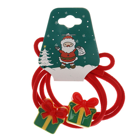 Резинки для волос 2 шт, тм ЮНИLOOK, d5см, полимер, 6 дизайнов, #4