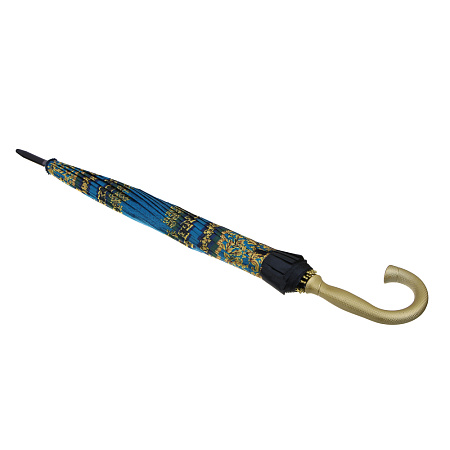 Зонт-трость женский, металл, пластик, полиэстер, 55 см, 16 спиц, 6 дизайнов, RST124406