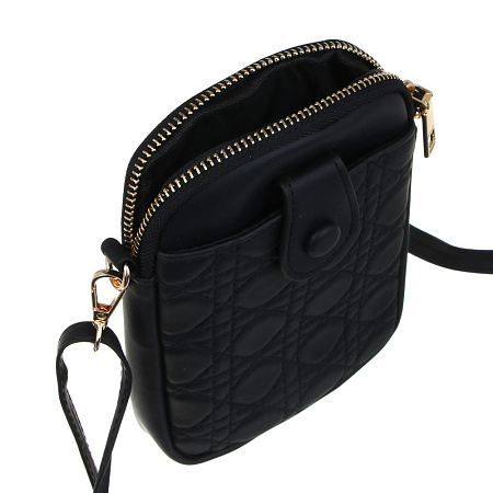 Сумка кроссбоди на длинном ремне тм ЮL Магнифик, ПУ, 18х12x2,5см, 2 цвета, КЖС24-22