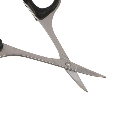 Ножницы маникюрные для кутикулы тм ЮНИLOOK, сталь, силикон, 9 см, 2 цвета