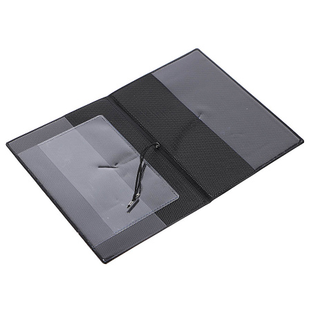 Обложка для паспортатм ЮL с отд.для карт и удерживающей резинкой , ПВХ, 13,7х9,6см, 6 дизайнов, #2