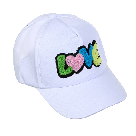 GALANTE Кепка детская, р.54, 30% хлопок, 70% полиэстер, белый, ВЛ25-03, #1