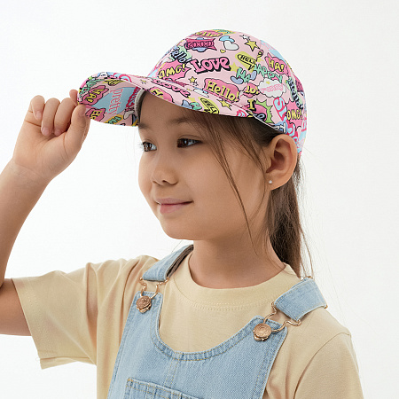 GALANTE Кепка детская, 100% полиэстер, р-р 54, 6 дизайнов, ВЛ24-02