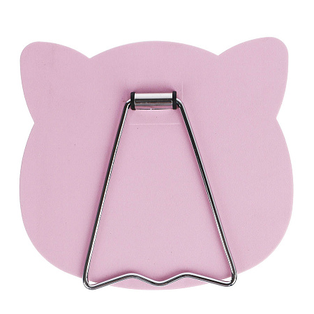 Зеркало настольное тм ЮНИLOOK, металл, стекло, пластик, 16x14,5см, 3 цвета