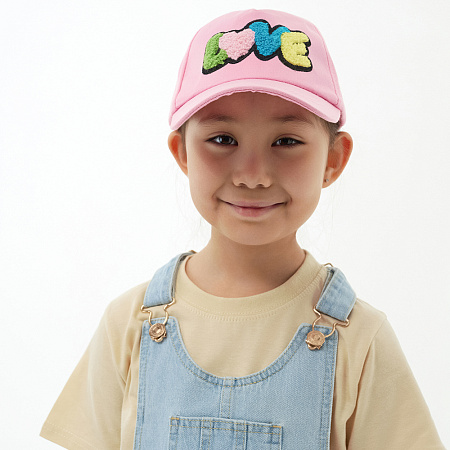 GALANTE Кепка детская, р.54, 30% хлопок, 70% полиэстер, розовый, ВЛ25-03, #3