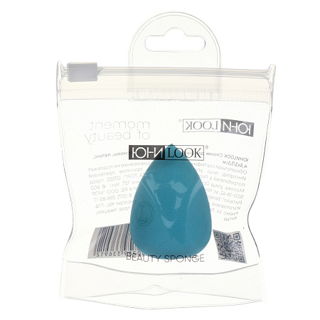 Спонж для нанесения тональной основы тм ЮНИLOOK, латекс, 4,5x3/3,5см, 3-6 цветов