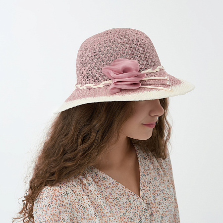 GALANTE Шляпа женская, р.58, 100% полиэстер, сиреневый, ВЛ25-29