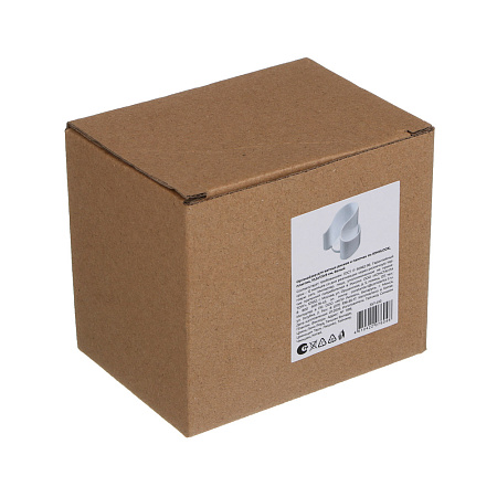 Органайзер для ватных дисков и палочек тм ЮНИLOOK, пластик,10,5х7,5х9 см, белый