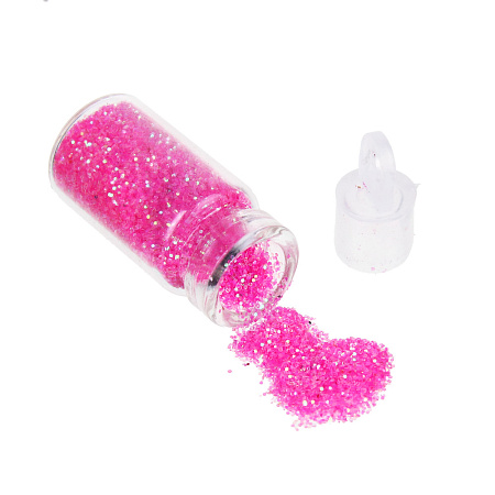 ЮНИLOOK Декор для дизайна ногтей в баночках "Блёстки", 12шт, разноцветные