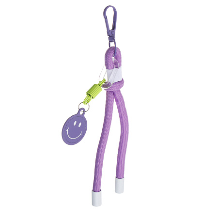 Подвеска аксессуар паракорд с шармом тм ЮL Smile, нейлон, металл, 18 см,  6 цветов, #2