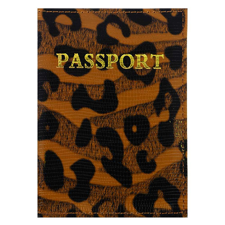 ЮL Обложка для паспорта "Гламур", ПУ, 10х14см, 2-5 дизайнов, ОД21-07