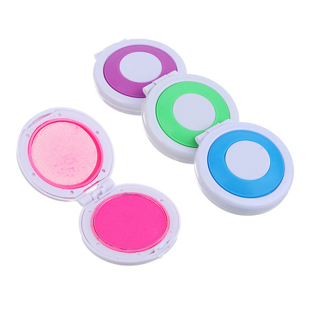 Набор мелков для окрашивания волос ЮНИLOOK 4шт, круглые, 4 цвета, ACS-77