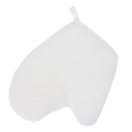 ЮL Мочалка варежка банная, сизаль, полиэстер, поролон, 21,5х18см, 3 цвета, МЭ24-02