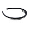 ЮНИLOOK Ободок для волос, 1,8см, пластик, черный, ACS-МП9