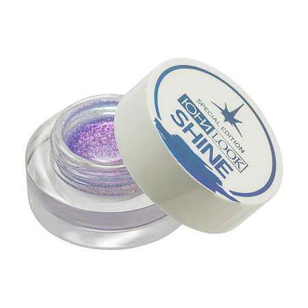 ЮНИLOOK Шайн Глиттерные тени, 2,5г, тон 03, лавандовый