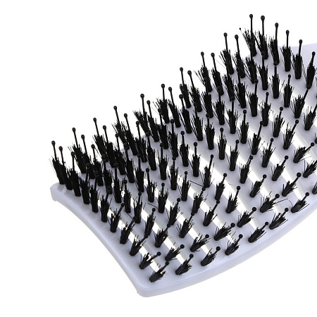 ЮНИLOOK Расческа массажная, ABS+щетина 24x7см, 4 цвета