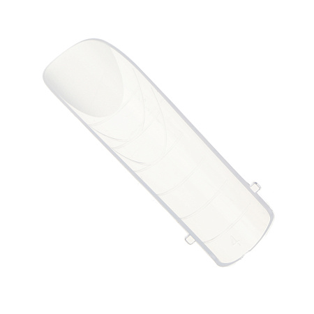 ЮНИLOOK Верхние формы для наращивания ногтей 96 шт (4 формы*24шт), пластик