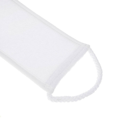 ЮL Мочалка лента банная с ручками с эффектом пилинга, сизаль, полиэстер, поролон, 68х10см, 3 цв.