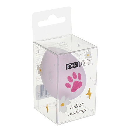 ЮНИLOOK Спонж для нанесения тональной основы, полиуретан, 6х4см, 6 цветов