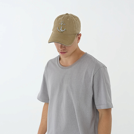 GALANTE Кепка для взрослых, р.56-58, 100% хлопок, хаки, ВЛ25-16, #1