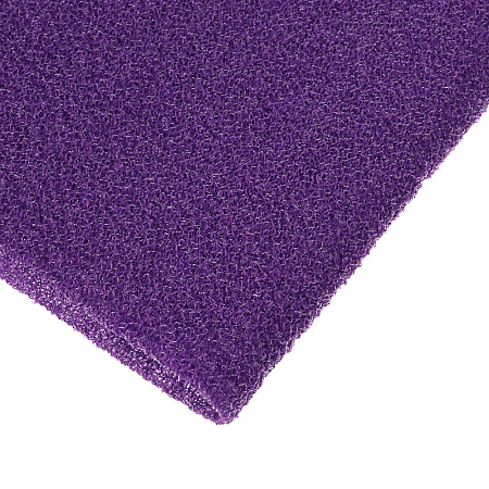 ЮL Мочалка пилинг японская для бани и душа с ручками, жесткая, полиэстер, 45х19см, 4 цвета, МС24-07